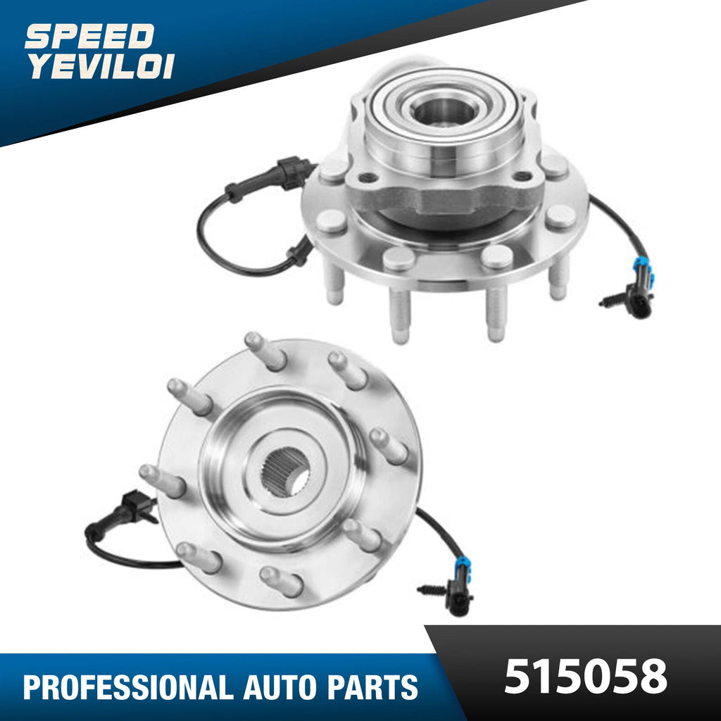 Front Wheel Bearing Hub for GMC Sierra Silverado 2500HD 3500HD (2001–2006)