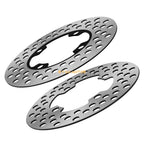 2X Front Brake Disc Rotors for Yamaha Wolverine 350 450 (2006–2010)