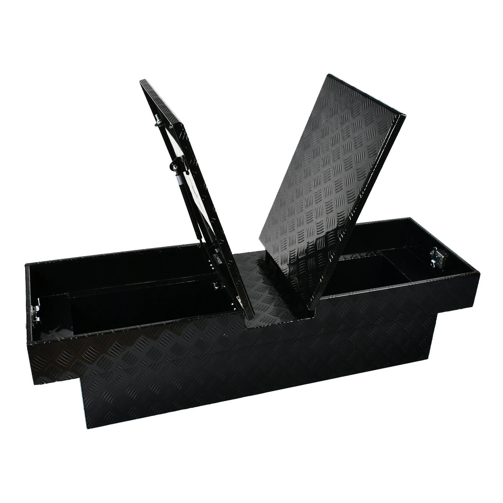 60" Aluminum Double Lid Gull Wing Tool Box for Pickup Trucks