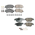 Set of 4 Akebono Euro Ceramic Brake Pads for Mercedes-Benz X204 (2009–2015)