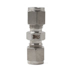 1Pc 1/4" 6.5mm Equal OD Straight Through Ferrule Pipe Tube Connector for