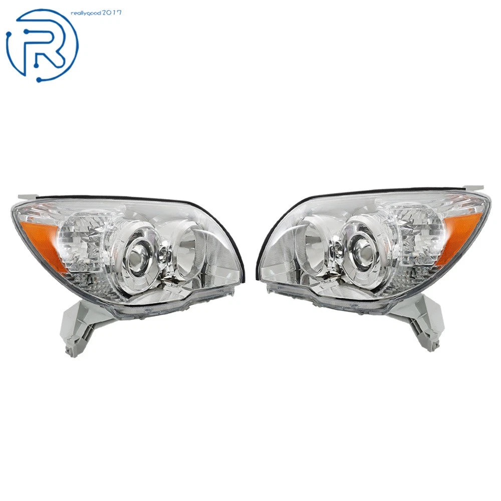 Headlights for Toyota 4Runner (2006–2009) Halogen Left & Right Chrome