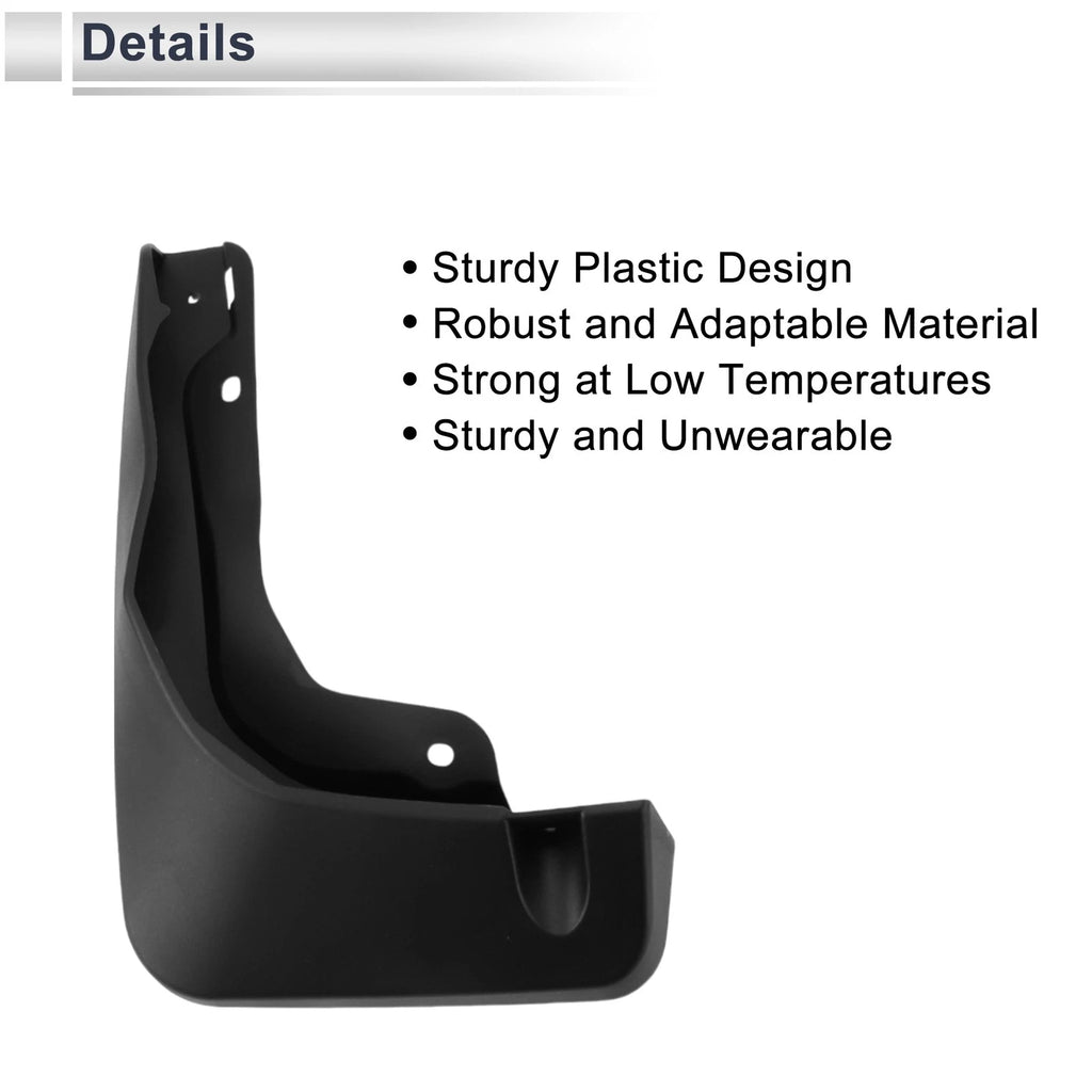 Set of 2 Mud Flaps Splash Guards for Audi Q4 e-tron (2022–2024)