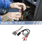 Set of 2 Car Stereo CD Player Wiring Harness 70-5510 for Ford Bronco (full size)
