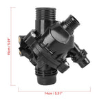 Thermostat Housing 97℃ for BMW E60 E65 E90 E91 E92 (2003–2012) 11537549476 11537536655