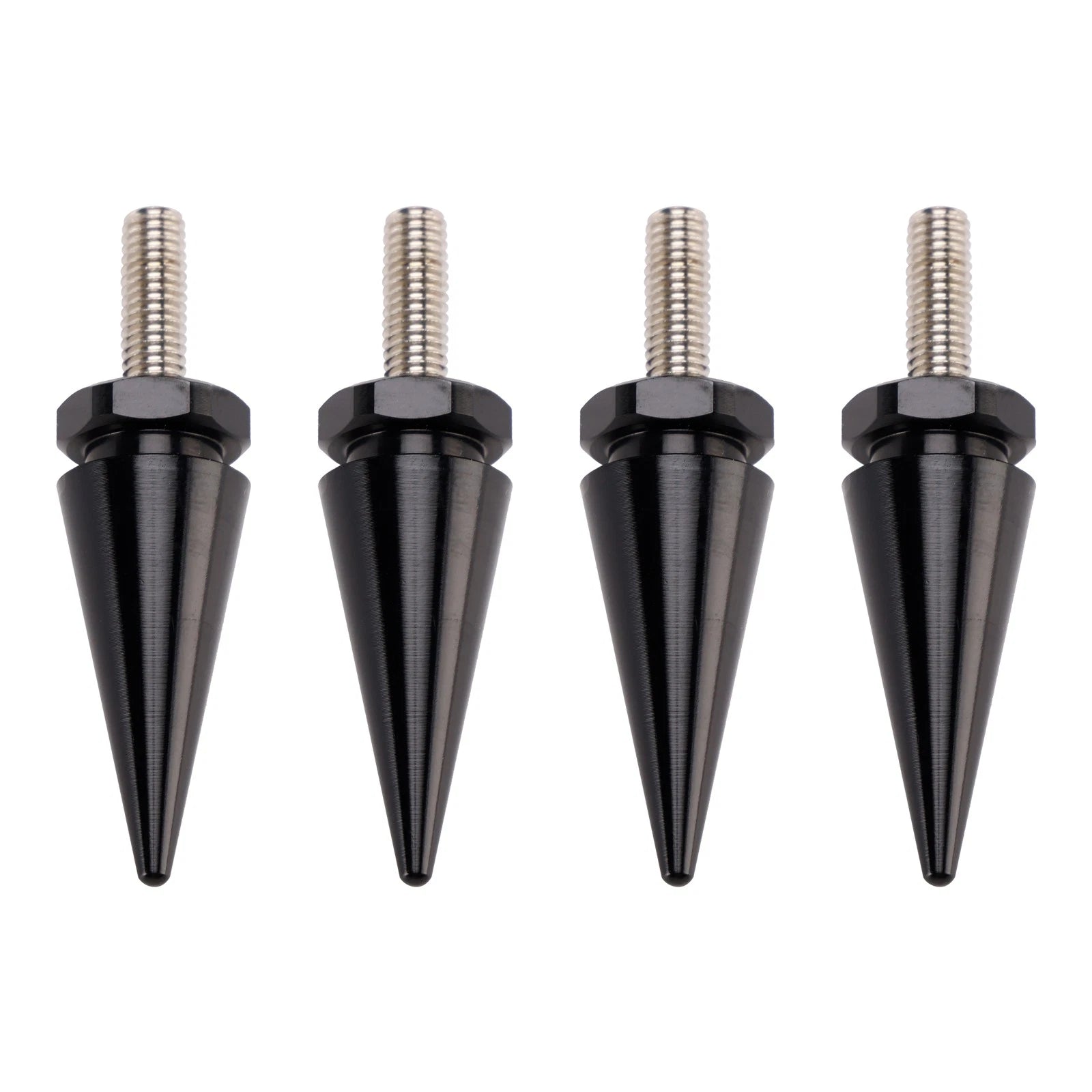 Set of 4 Black Windshield Fairing Mounting Spike Bolts for Road Glide FLTR (2015–2025)