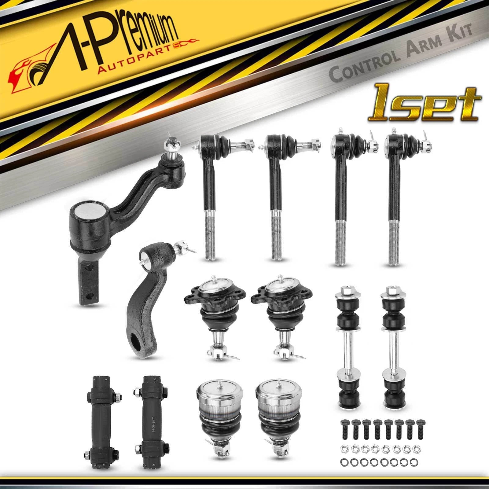 Set of 14 Front Sway Bar Tie Rod Ends for Chevrolet GMC C1500 C2500 (1988–1991)