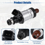Set of 4 Fuel Injector Nozzles for Honda Acura CL 2.3L (1999) No. 06164P2J000