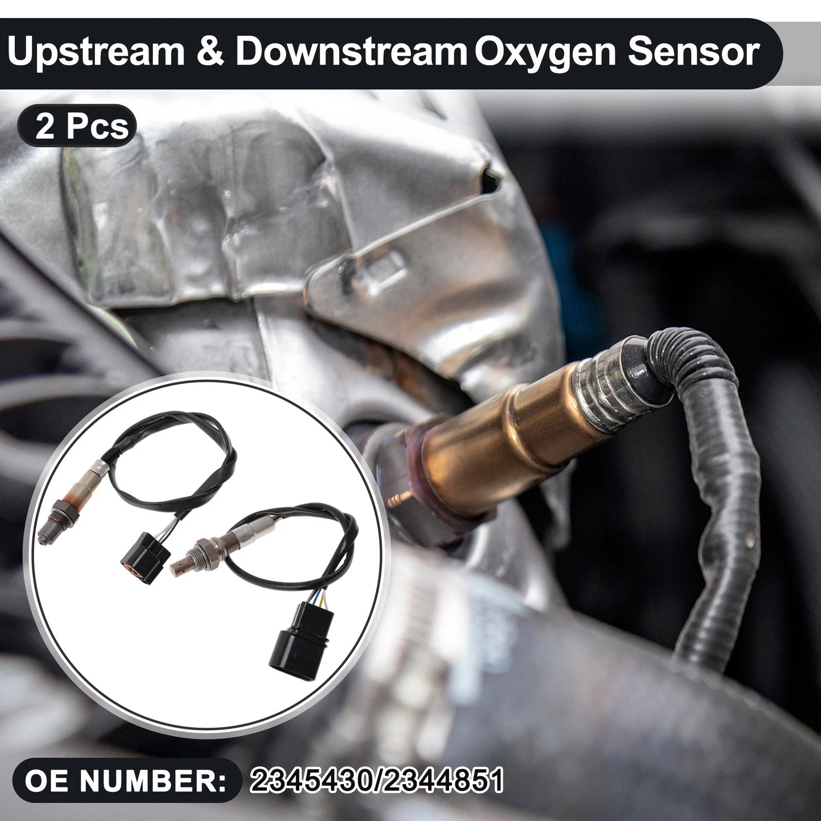 Upstream & Downstream Oxygen Sensors for Hyundai Elantra L4-2.0L (2003–2009) 2345430