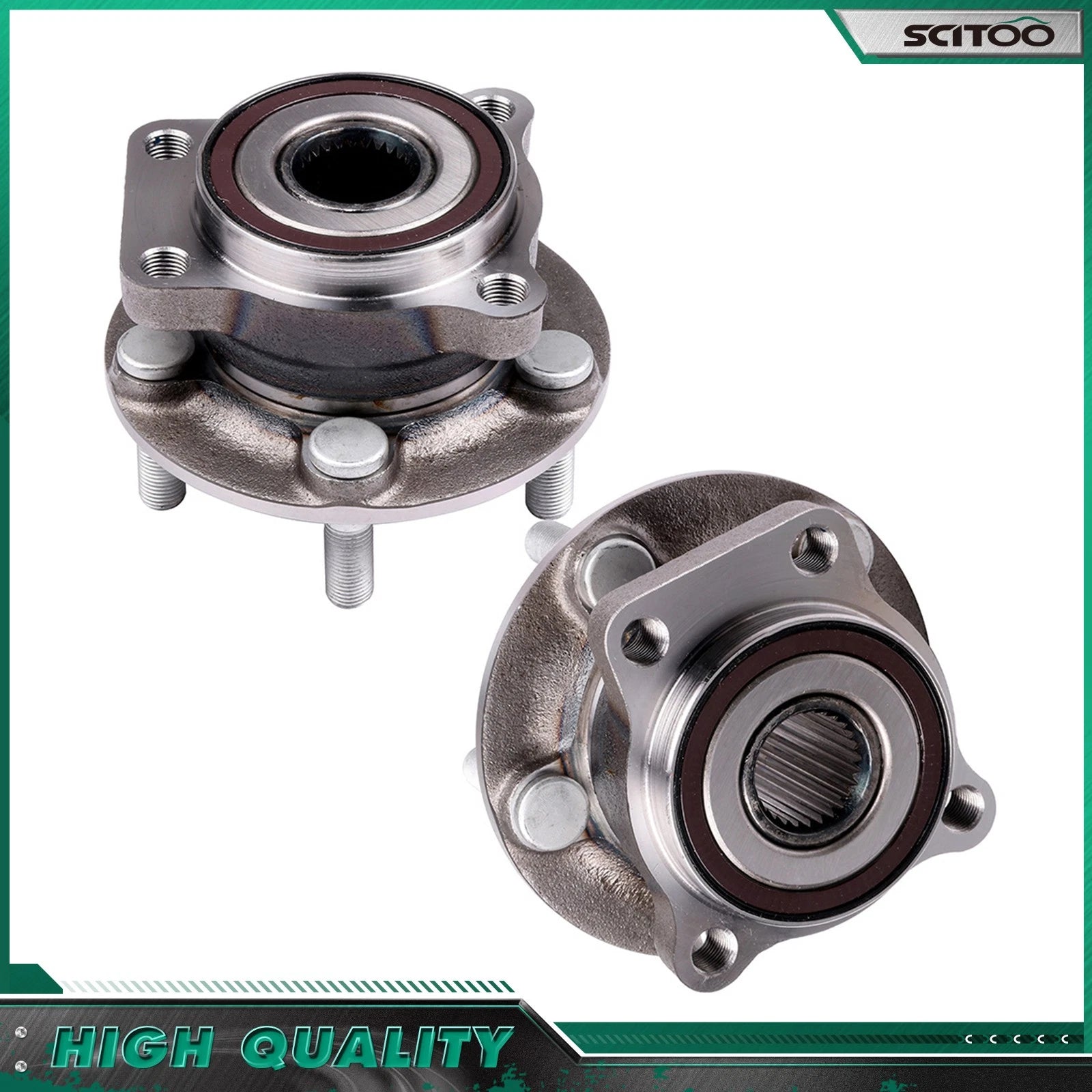 2X Front Wheel Bearing for Subaru Legacy, Outback (2005–2014)