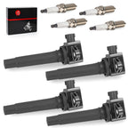 4pcs/set Ignition Coils w Spark Plug for Yamaha UP1800