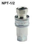 Quick Release Fitting NPT ISO A Hydraulic Coupling Connector 1/4" 3/8" 1/2" 3/4"