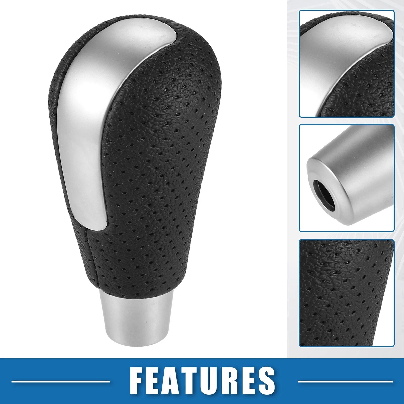 Automatic Gear Shift Knob for Mazda 3 (2009–2016) Matte Silver Tone