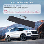 Left Driver Side Door Keypad Pillar Trim for Ford Explorer (2011-2019)