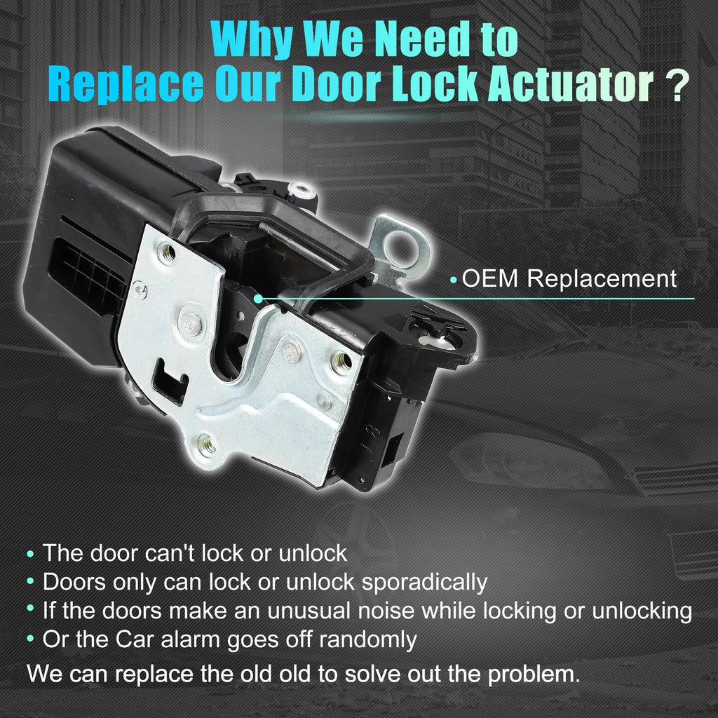 Set of 4 Power Door Lock Actuator Motors for Chevrolet Impala (2006–2011) 931-300 931-305