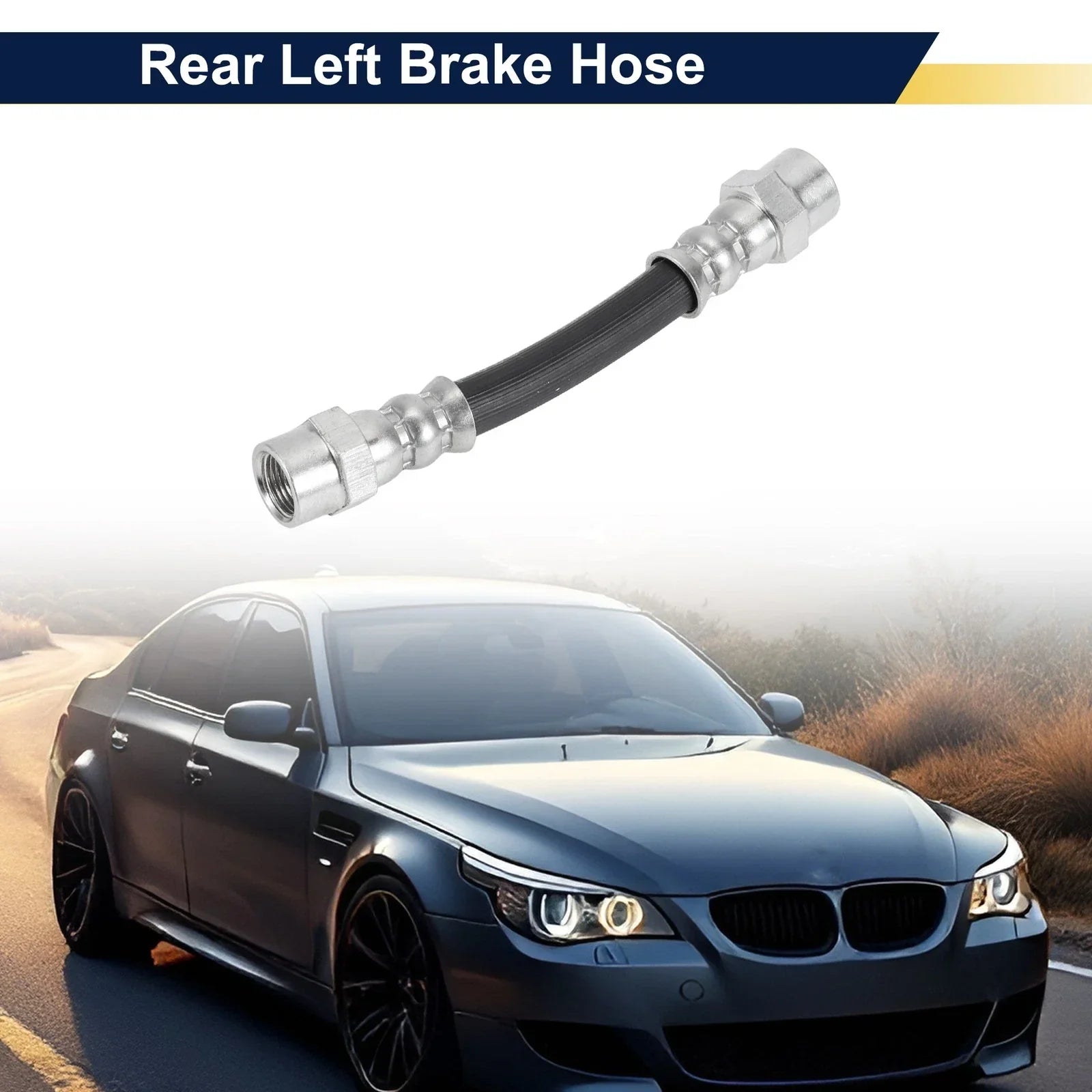 Rear Left Brake Hose BMW 5 Series (E39) (2000 - 2003)