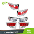 Set of 4 Tail Lights and Headlights for Toyota Highlander (2014–2016)