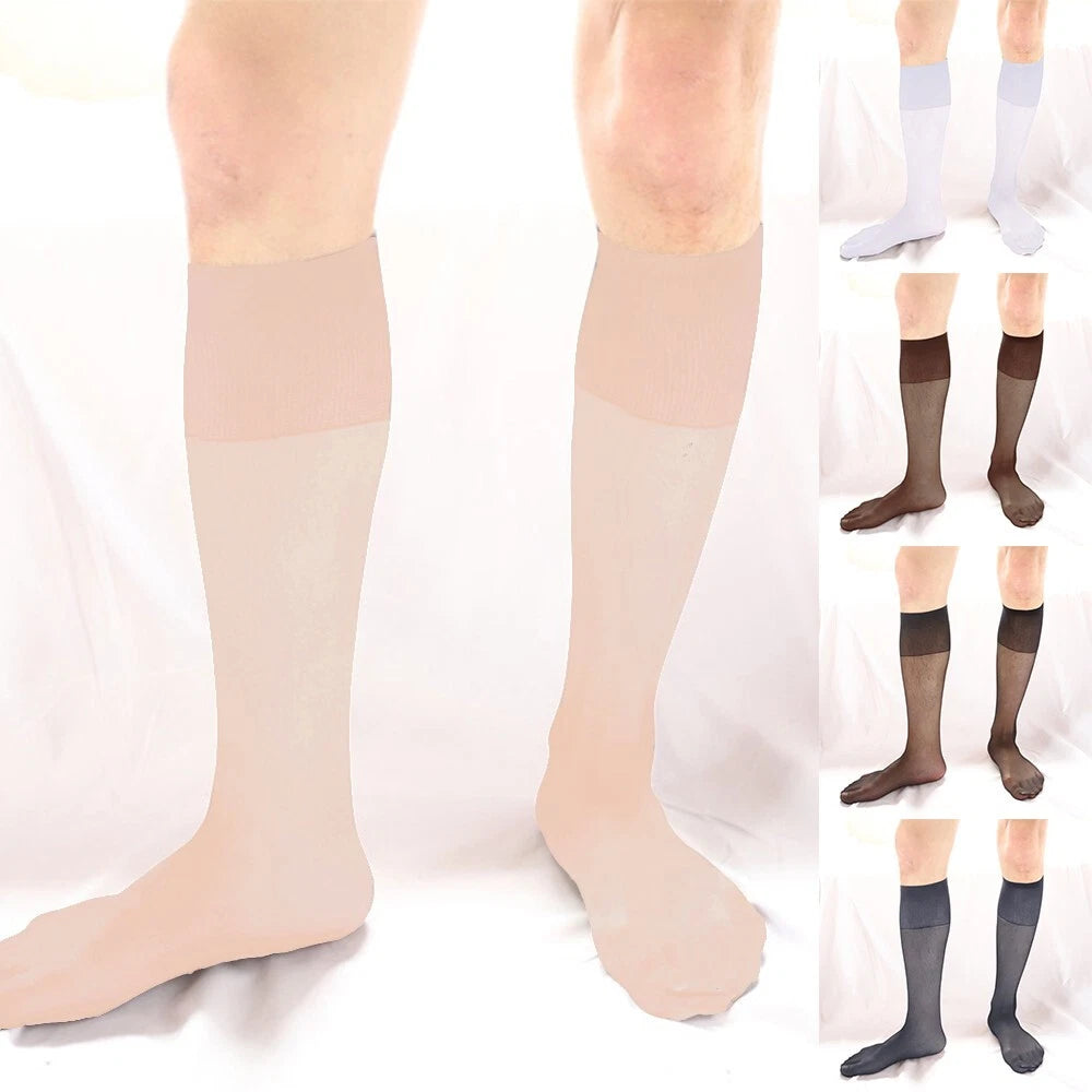 Invisible Traceless Sheer Tube Socks for Men - Business Dress Style
