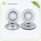 Set of 4 Drilled & Slotted Brake Rotors for Acura TL (1999–2003)