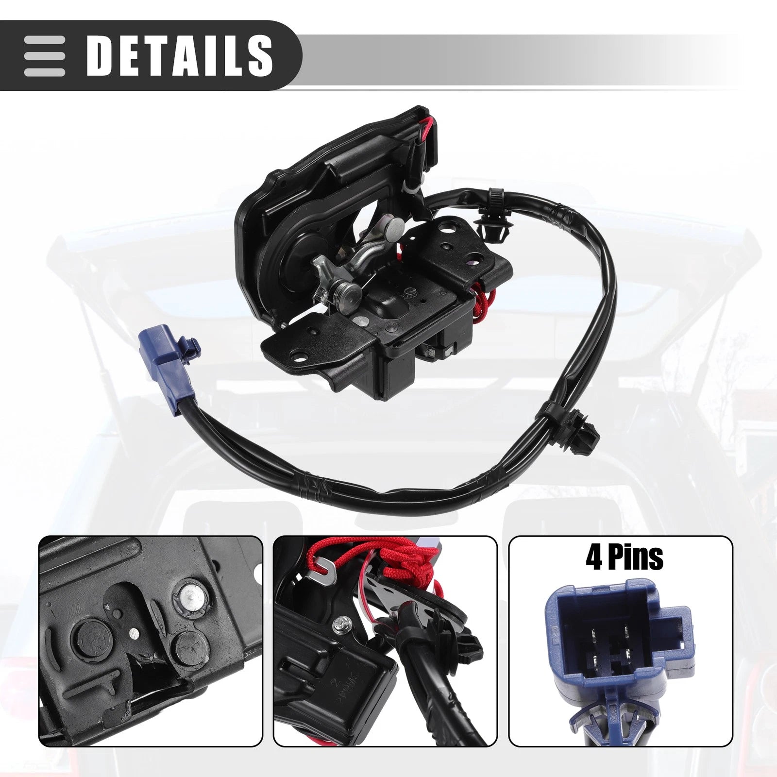 Rear Trunk Lock Actuator for Toyota Prius (2010–2015) No. 6935047041/6935047040