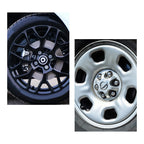 16 Pcs Black Hex Security Lock Wheel Lug Nuts for Honda 