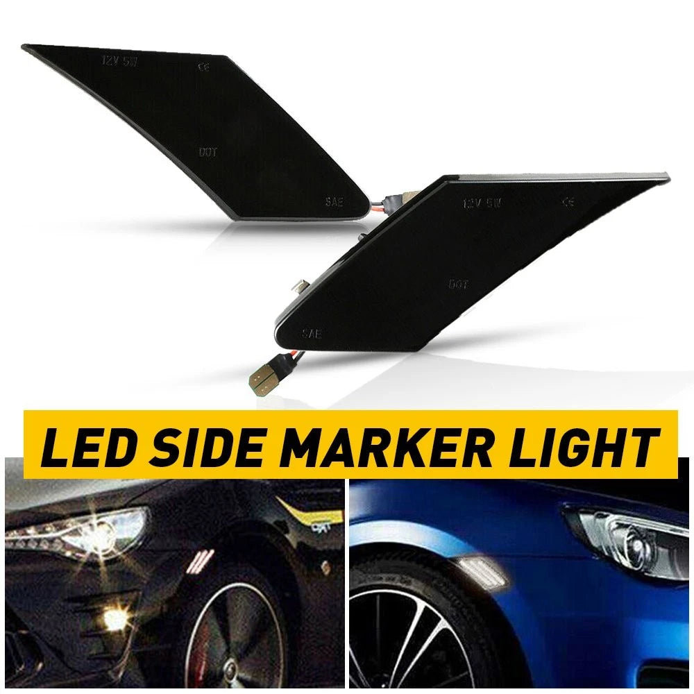 Smoke Side Marker Light Lamp for Scion FR-S (2013–2016), Subaru BRZ (2013–2020), Toyota 86 (2017–2020)