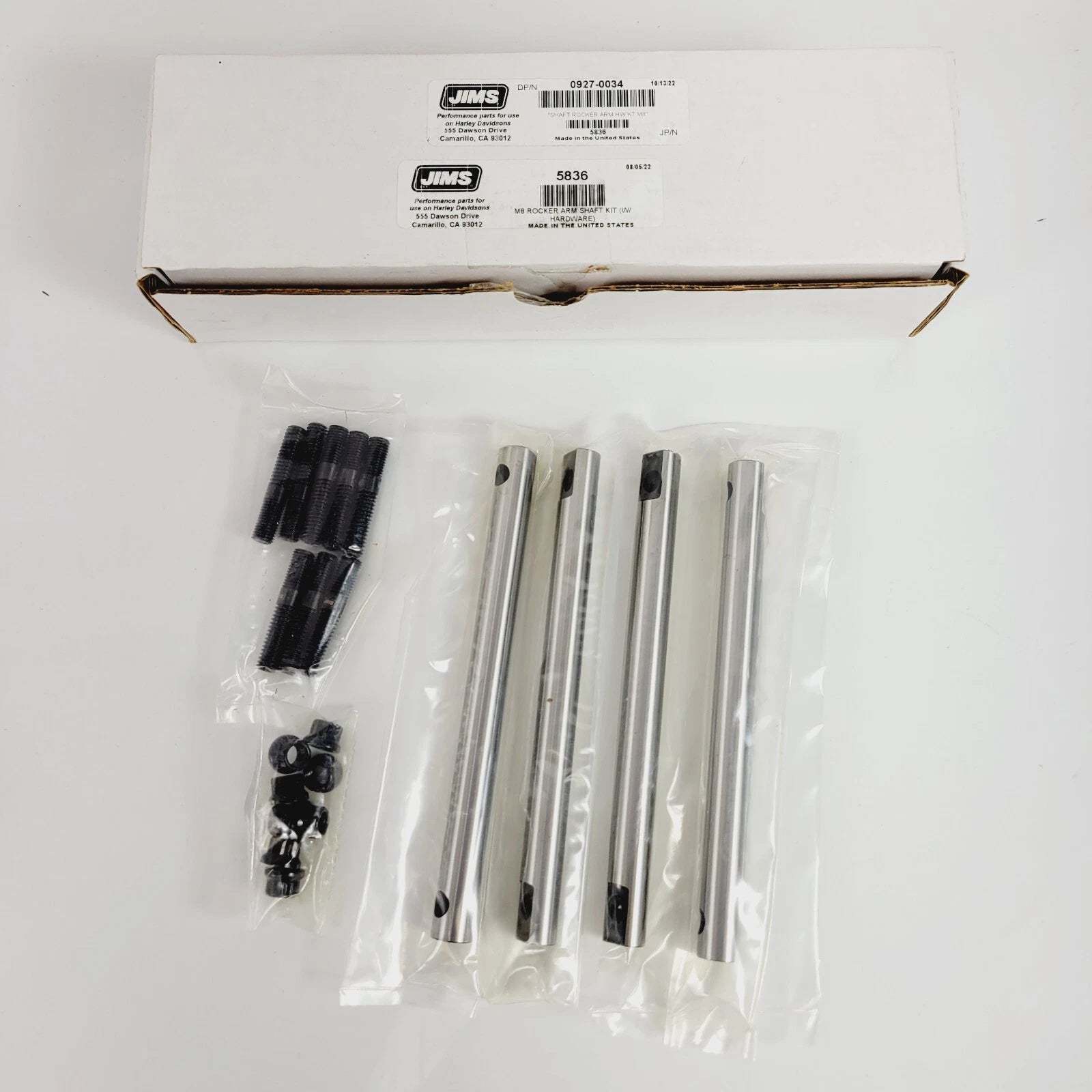 Rocker Arm Shaft Kit with Hardware 5836 for Harley M8 (2017–Present)
