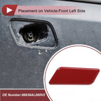 Front Left Washer Nozzle Cover Cap for Subaru Outback (2015–2017) Red