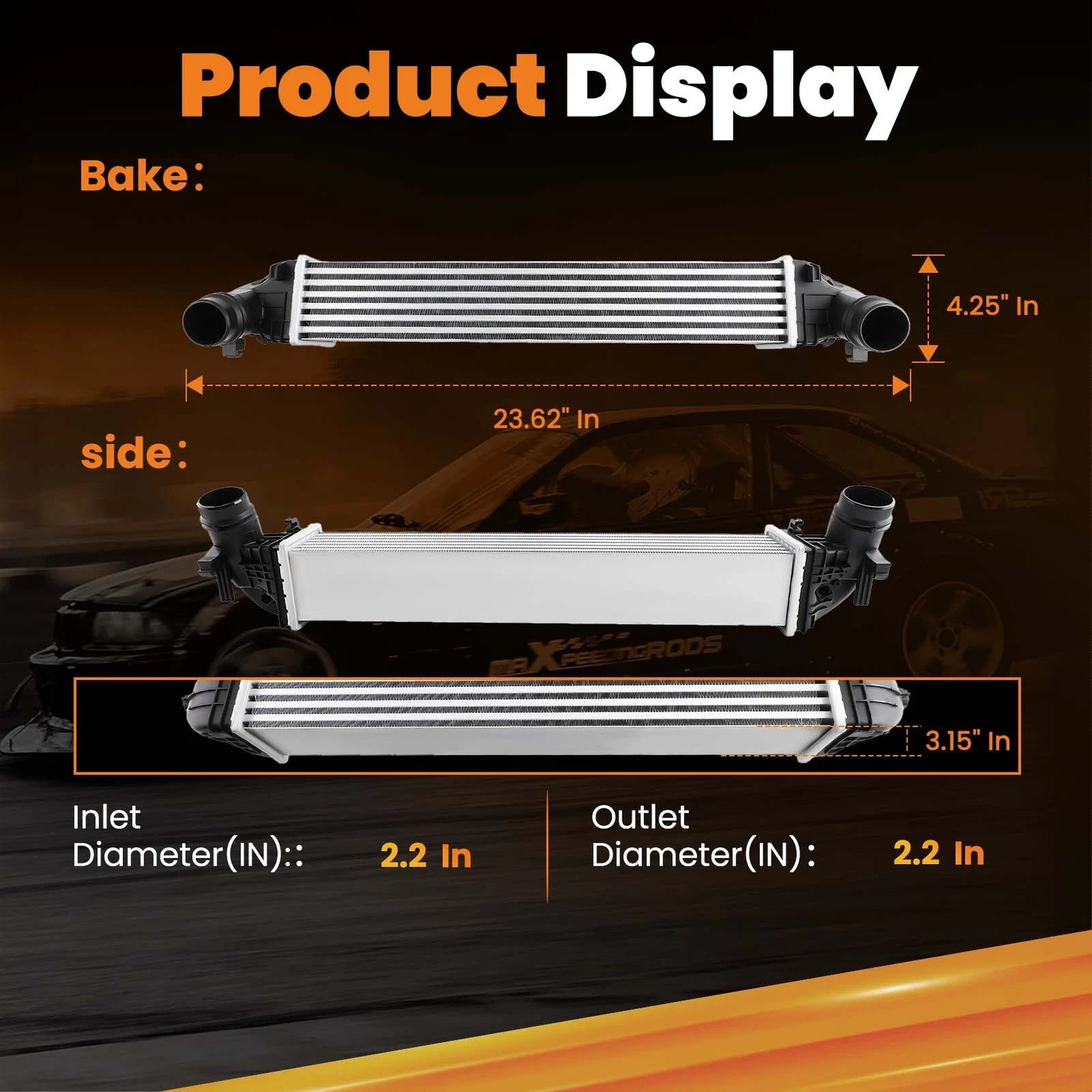 Charge Air Cooler for Chevy Cruze 1.4L (2016-2019)