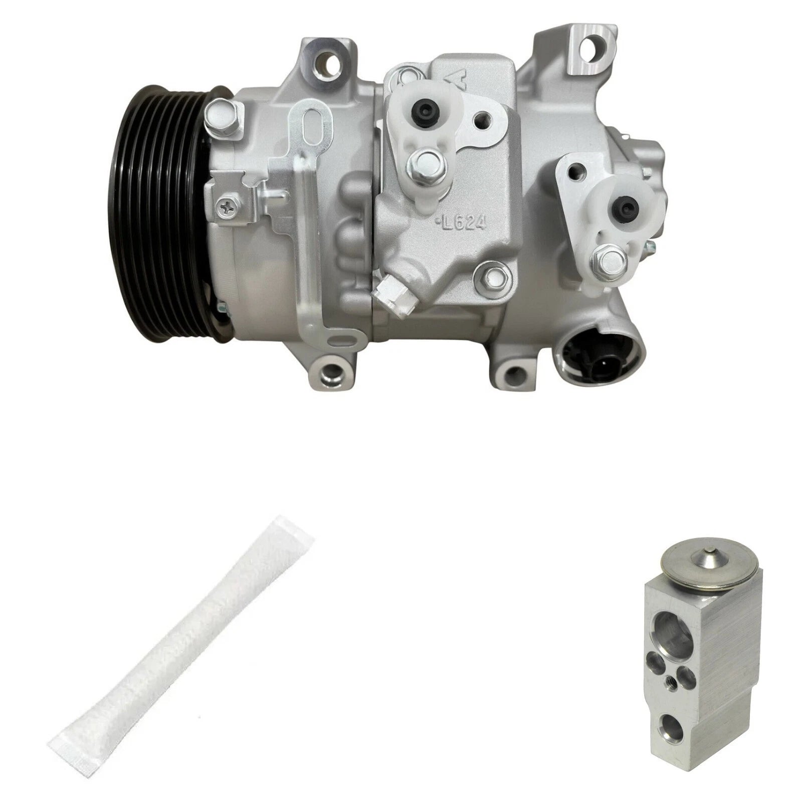 A/C Compressor Kit Replacement for Pontiac Vibe 1.8L 2.4L (2010–2010)