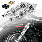 Chrome Rear Shocks for Harley Sportster 1200 Custom XL1200C (2004–2012)