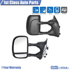 Pair Towing Mirrors for Ford F-250 F-350 F-450 Super Duty (1999–2007)