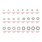 740PCS O Rings Assortment for Universal Applications (Various Sizes)