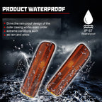 Set of 2 Amber Front Bumper Signal Lights for Toyota Tacoma (1995–2000)