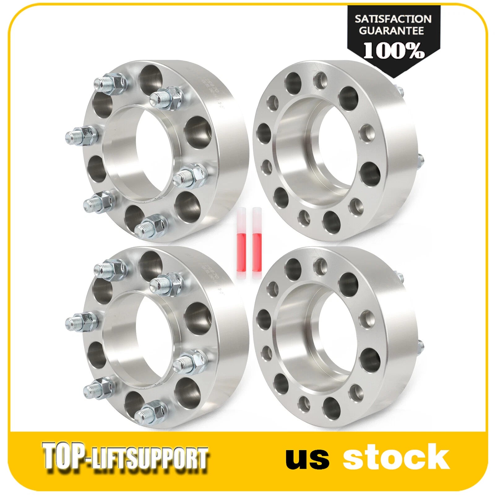 Set of 4 Wheel Adapters for Toyota Tacoma to Tundra