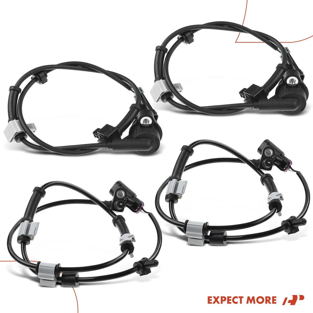 Set of 4 ABS Wheel Speed Sensors for Chevy Trailblazer GMC Envoy (2002–2009)