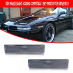 Clear Lens Front Bumper Side Marker Signal Light for Toyota Supra (1987–1992)