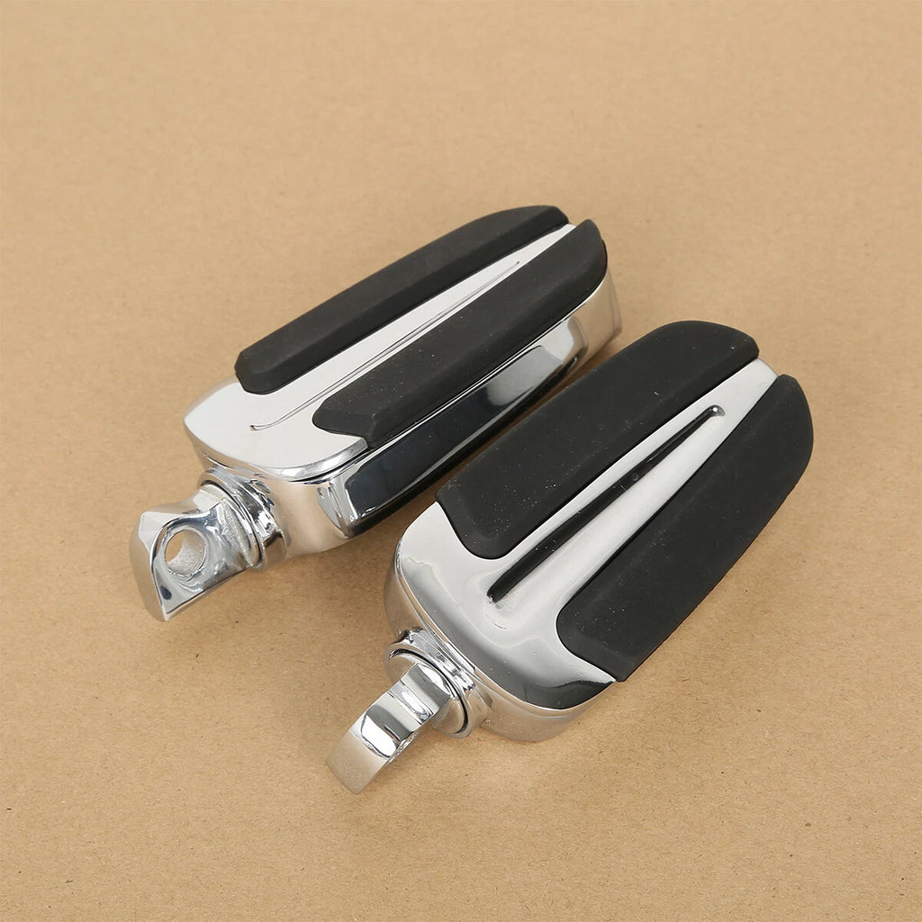 10mm Male Mount Foot Pegs for Harley Dyna Super Glide Custom