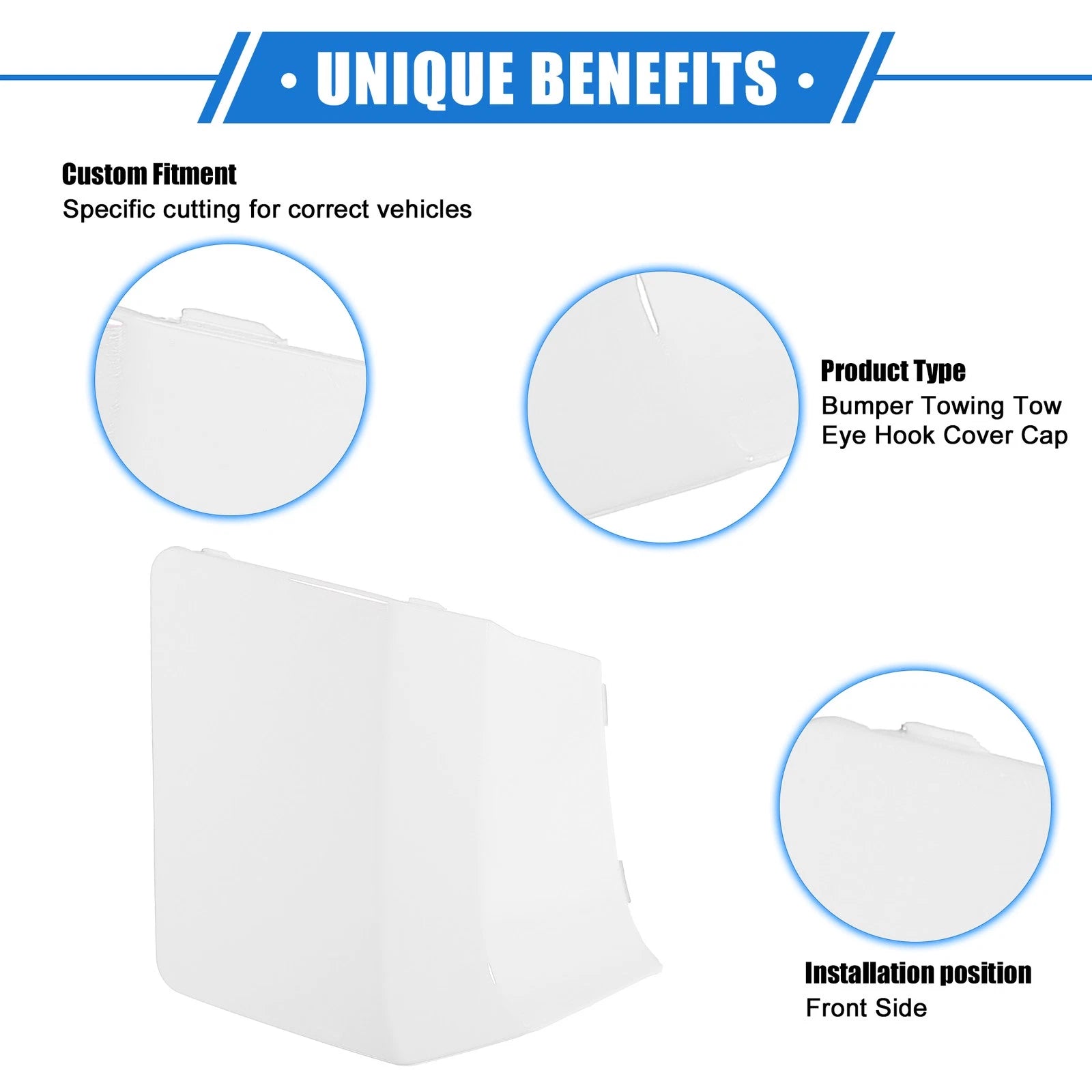 Tow Eye Hook Cover for Subaru Impreza (2010–2014) - White