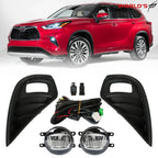 LED Fog Lights Assembly for Toyota Highlander (2020–2022)