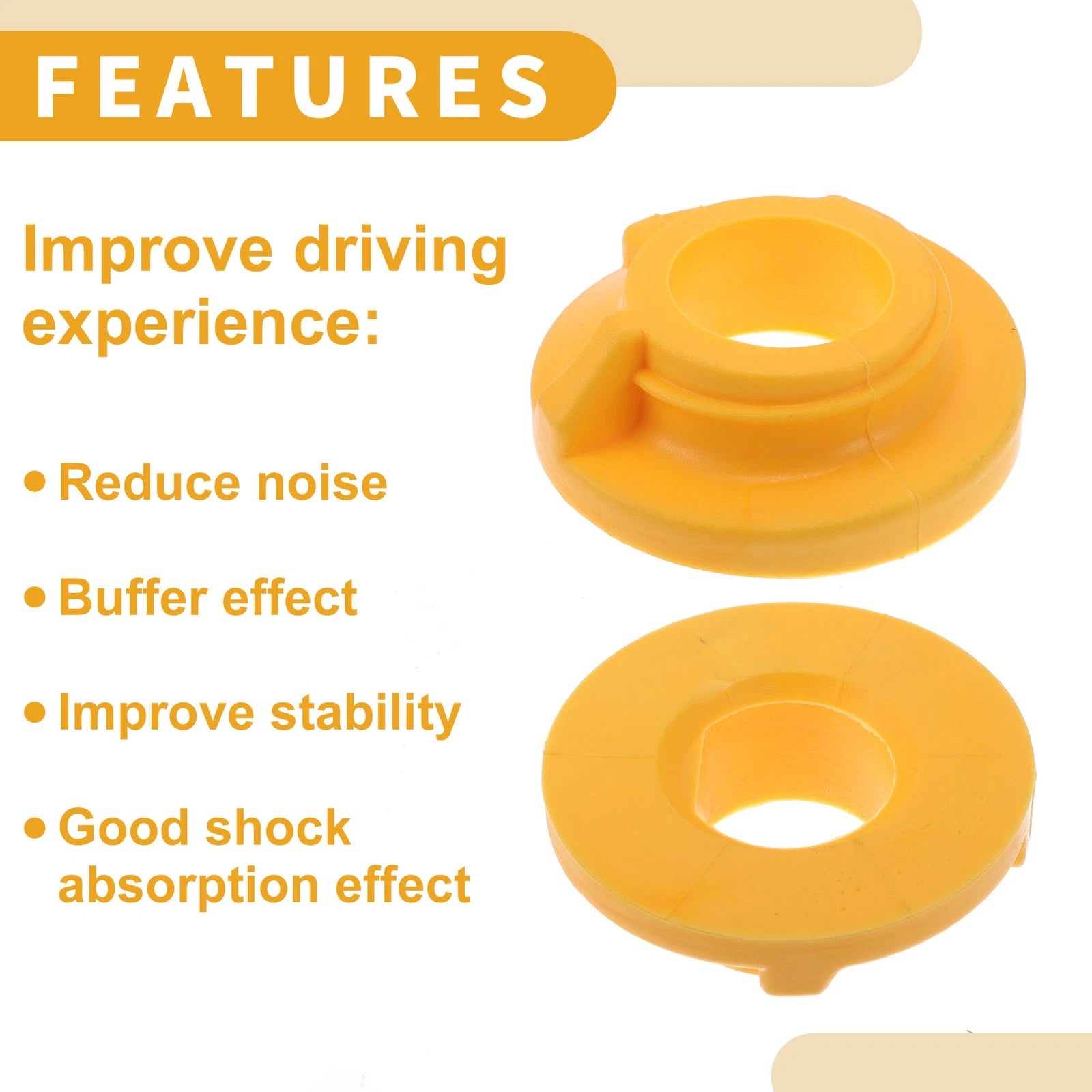 Front Lower Coil Spring Insulators No. 13377312 for Chevrolet Equinox (2018–2025)