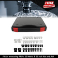 Nut and Bolt Gauge Set for Metric & Inch Threads (23 Metric & 21 Inch)