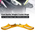 Front Spoiler Winglet for Triumph Street Triple 765R/RS (2023–2025) Yellow