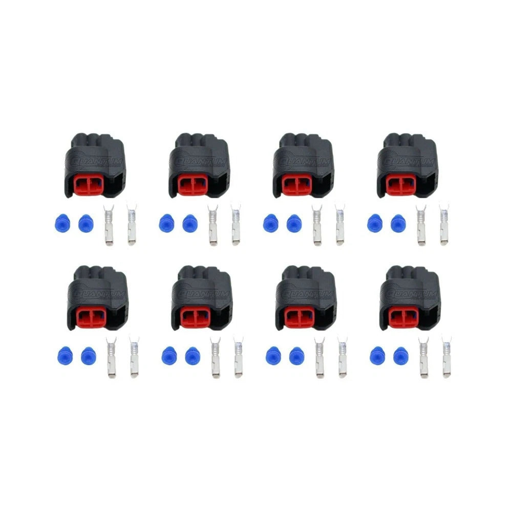 Set of 8 Injector Dynamics EV6 EV14 Terminal Connectors for Any Harness