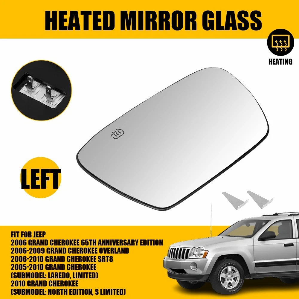 Driver Side Mirror Glass for Jeep Grand Cherokee (2005–2010) JCH1324102 EOJ
