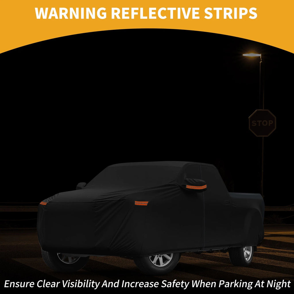 Waterproof Car Cover for Chevy Silverado (190T-PU, Black)