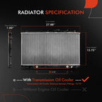 Radiator with Oil Cooler for Mitsubishi Diamante (1997–2004)