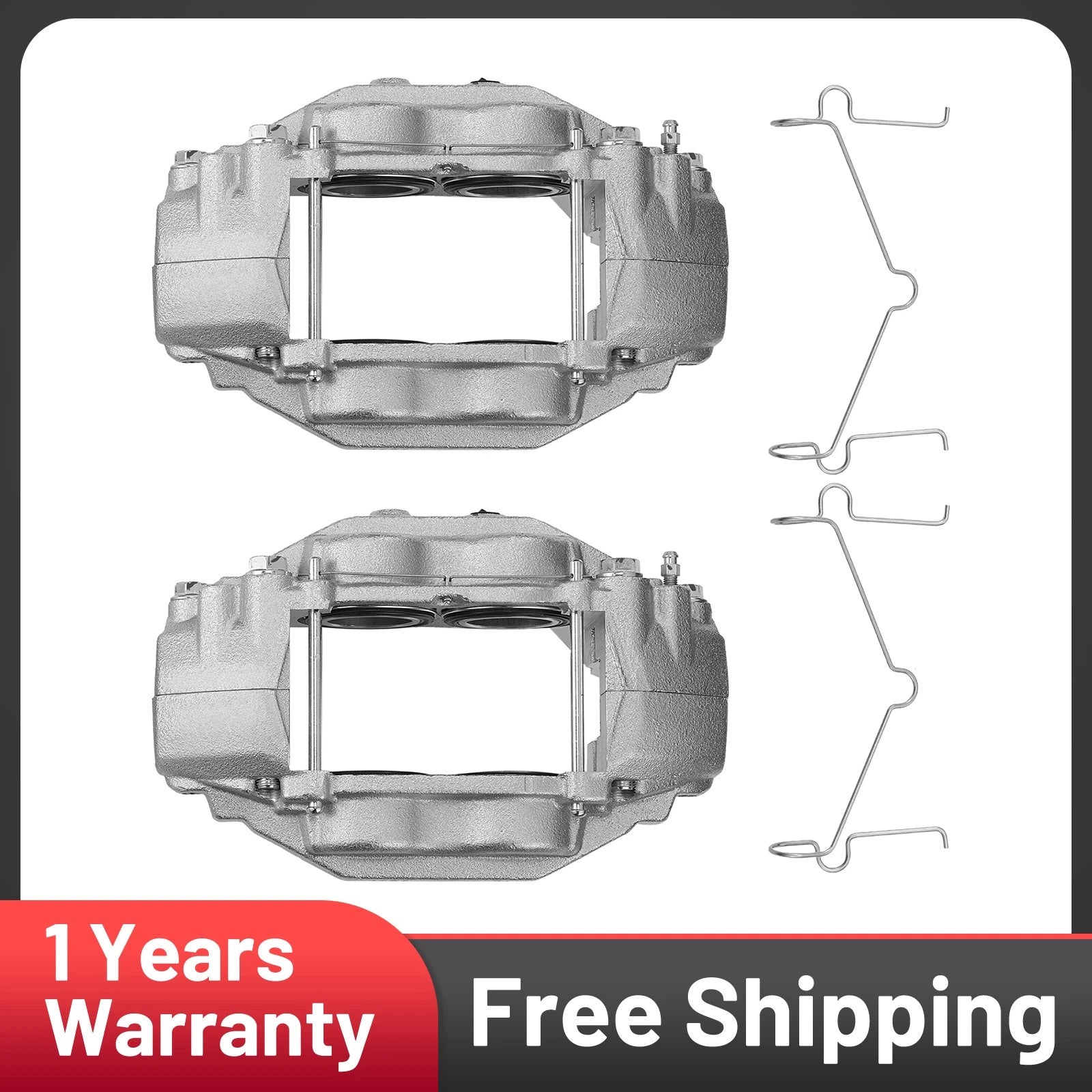 Pair Disc Brake Calipers for Toyota Sequoia Tundra (2008–2016)