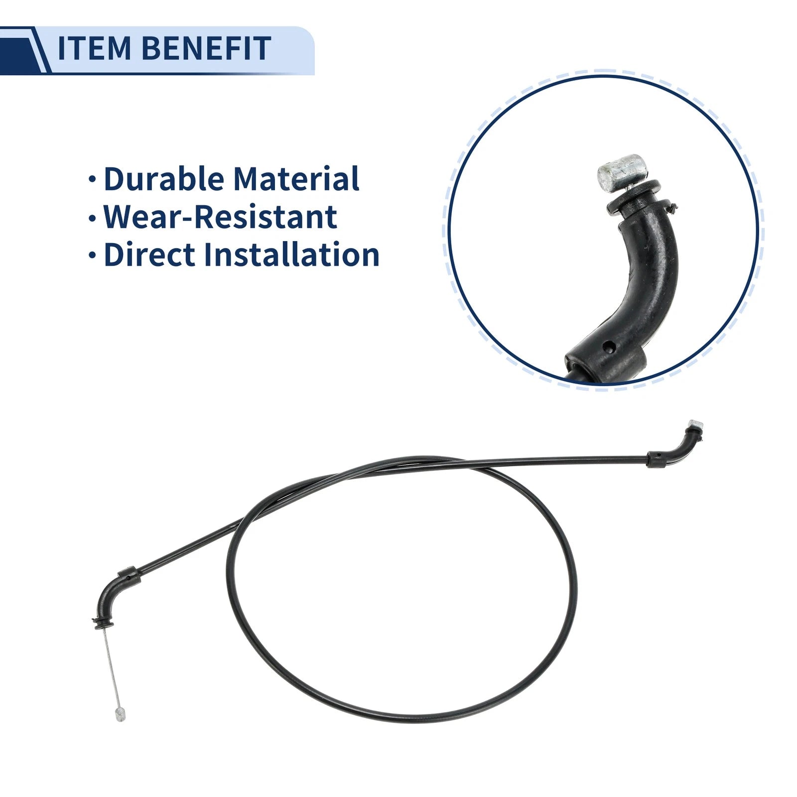 Hood Latch Release Cable for BMW 745i (2002–2005) No. 51238240609