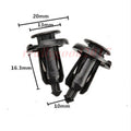 Set of 100 Push Type Rivet Retainers for Honda 